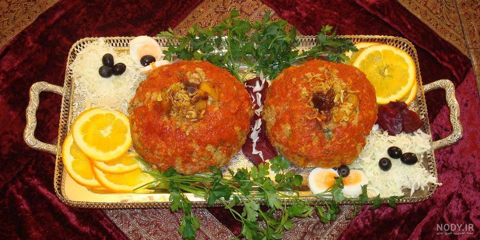 تزیین غذا و سالاد و ماست