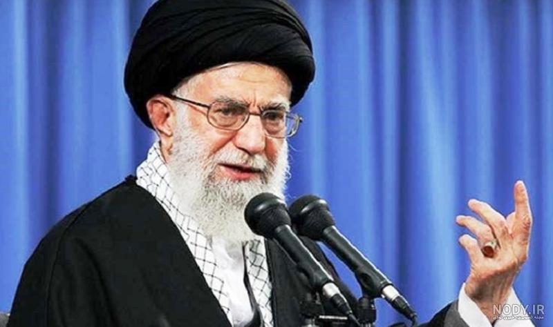 عکس خامنه ای با همسرش