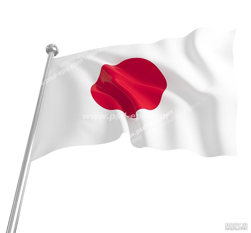 عکس پرچم ژاپن با کیفیت بالا
