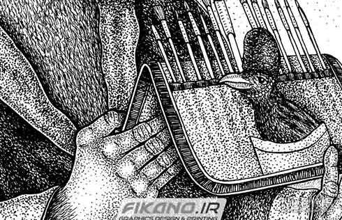 نقاشی ساده با راپید نقطه ای