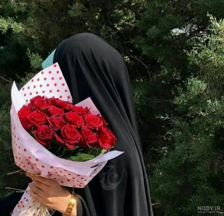 دختر محجبه چادری