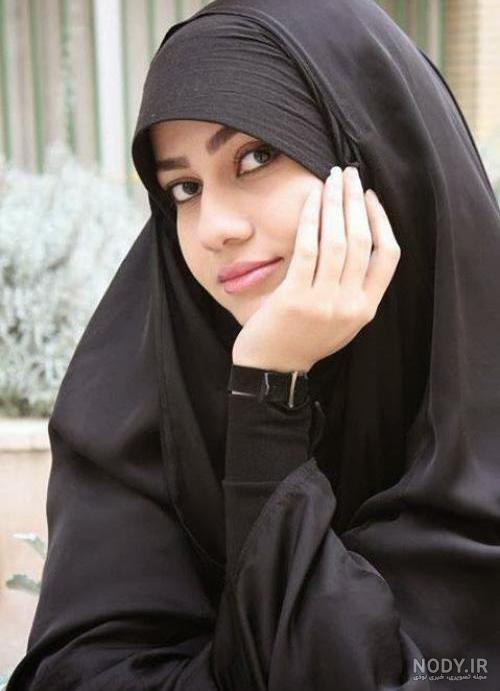 عکس نوشته ی زن چادری