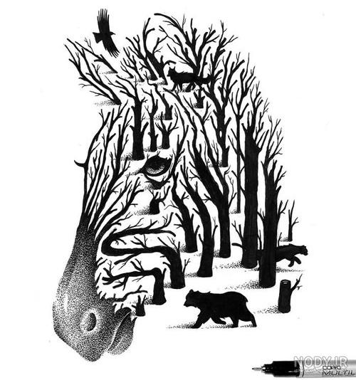 نقاشی نقطه کوبی هفتم نقاشی نقطه کوبی هفتم