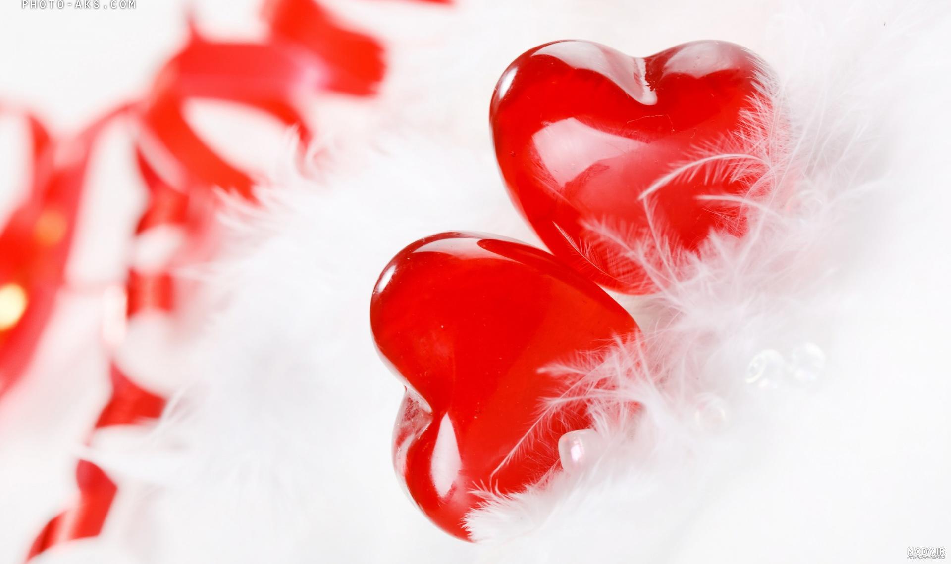 عکس دو قلب عاشقانه