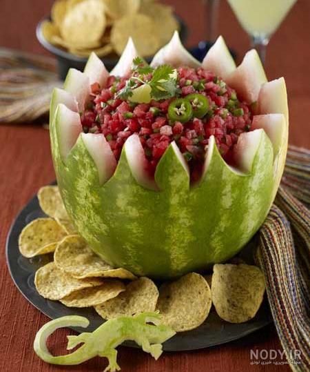 عکس سفره شب یلدا طبیعی عکس سفره شب یلدا طبیعی