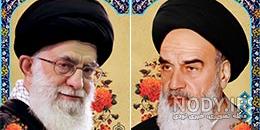 نقاشی عکس امام خمینی