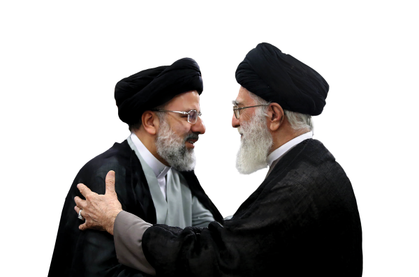 عکس رهبر و ابراهیم رئیسی