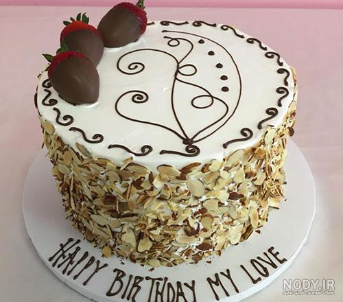 کیک تولد پسرانه بدون فوندانت