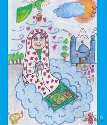 نقاشی نماز جماعت برای کودکان نقاشی نماز جماعت برای کودکان
