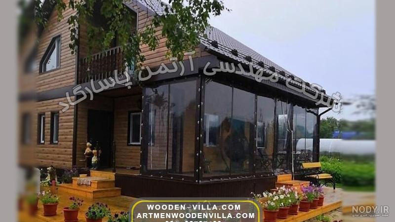 خانه چوبی کوچک اسباب بازی