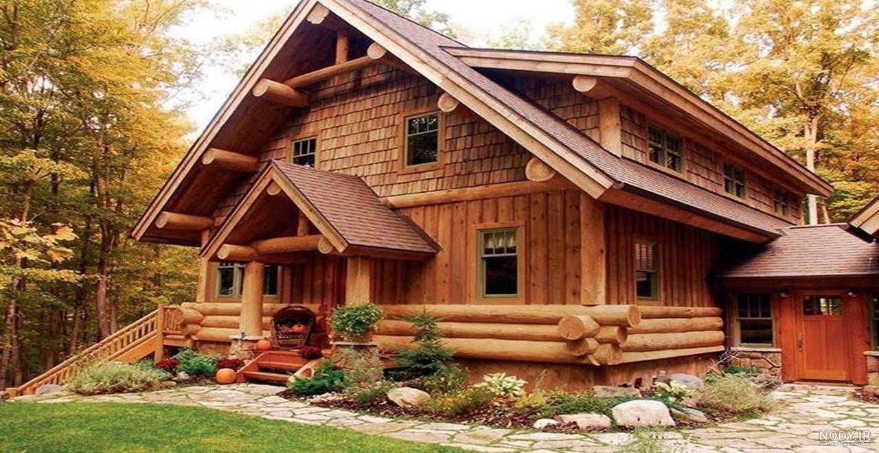 عکس از ویلای چوبی