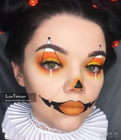 نقاشی روی صورت ترسناک ساده نقاشی روی صورت ترسناک ساده