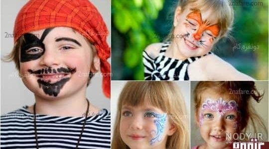 نقاشی روی صورت پروانه نقاشی روی صورت پروانه