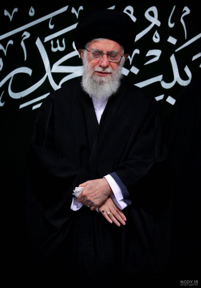 عکس رهبری در فاطمیه