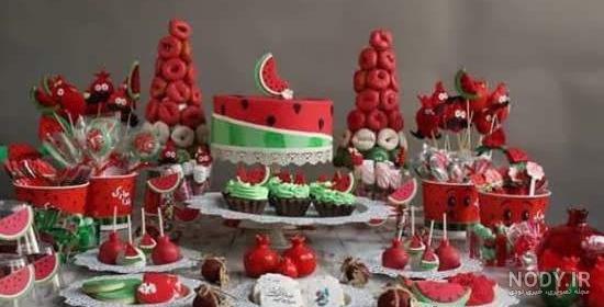 سفره شب یلدا ۱۴۰۰ ساده