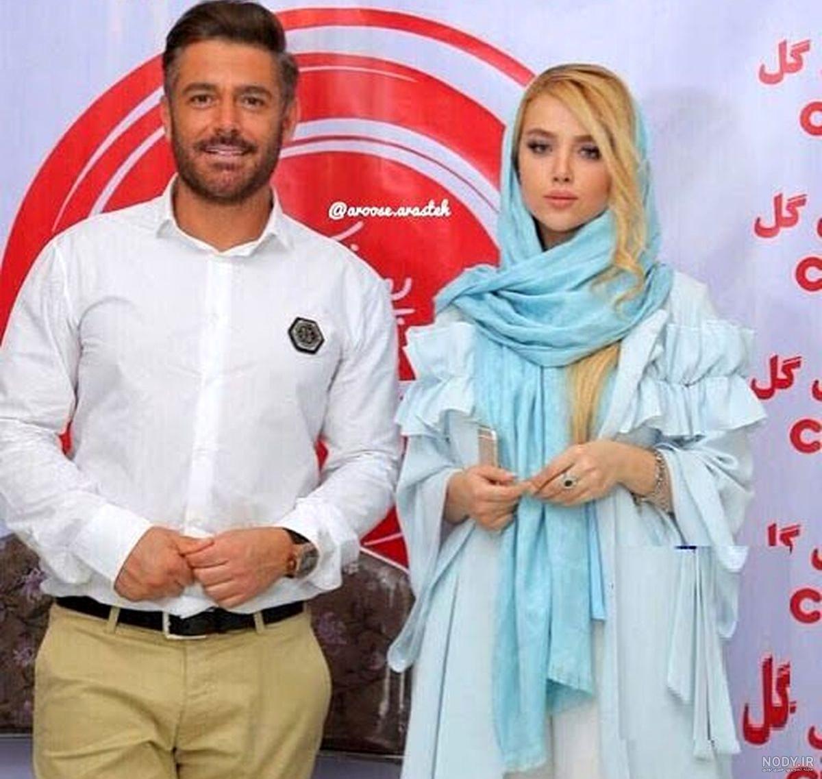 عکس گلزار با زنش