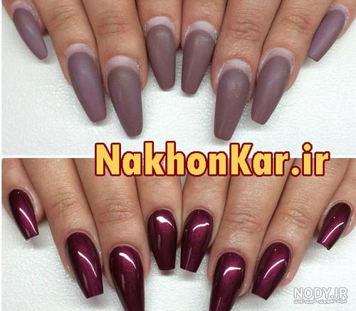 ناخن مربعی گرد ناخن مربعی گرد