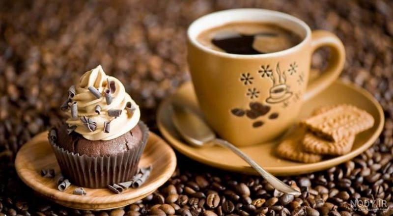 عکس فنجان قهوه و کیک عکس فنجان قهوه و کیک