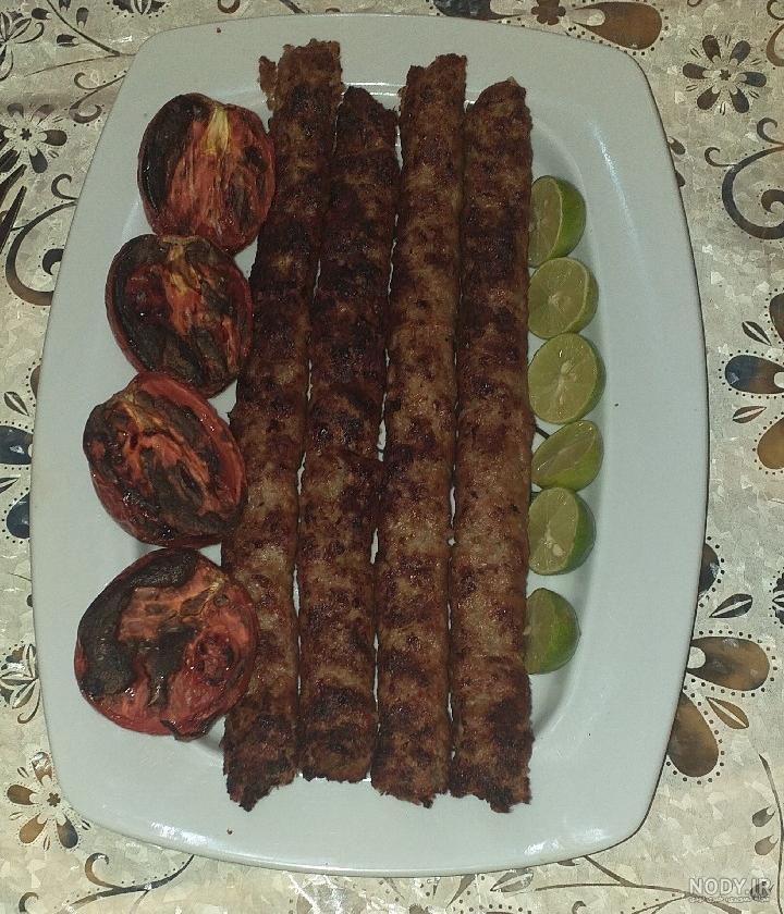 عکس کباب مرغ در شب عکس کباب مرغ در شب
