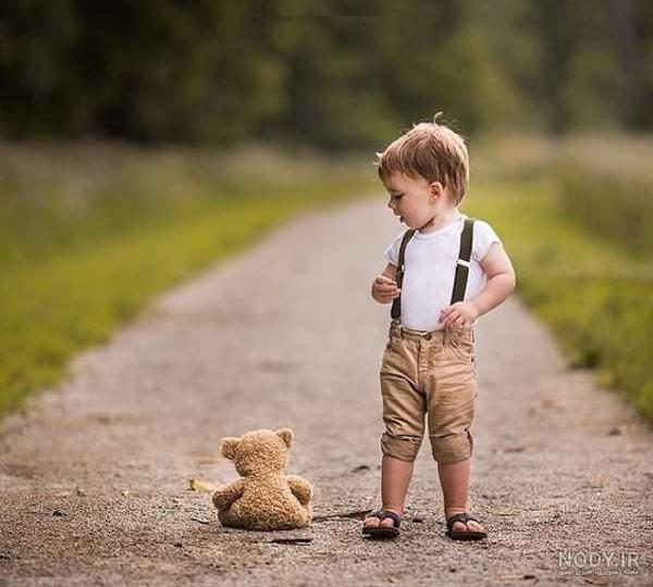  عکس پسر بچه در طبیعت