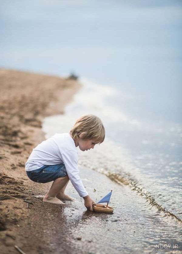  عکس پسر بچه در طبیعت