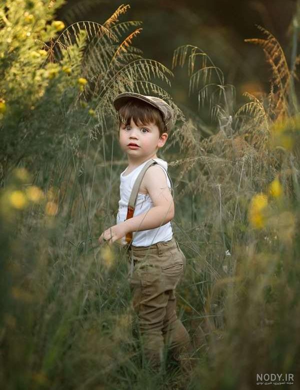  عکس پسر بچه در طبیعت