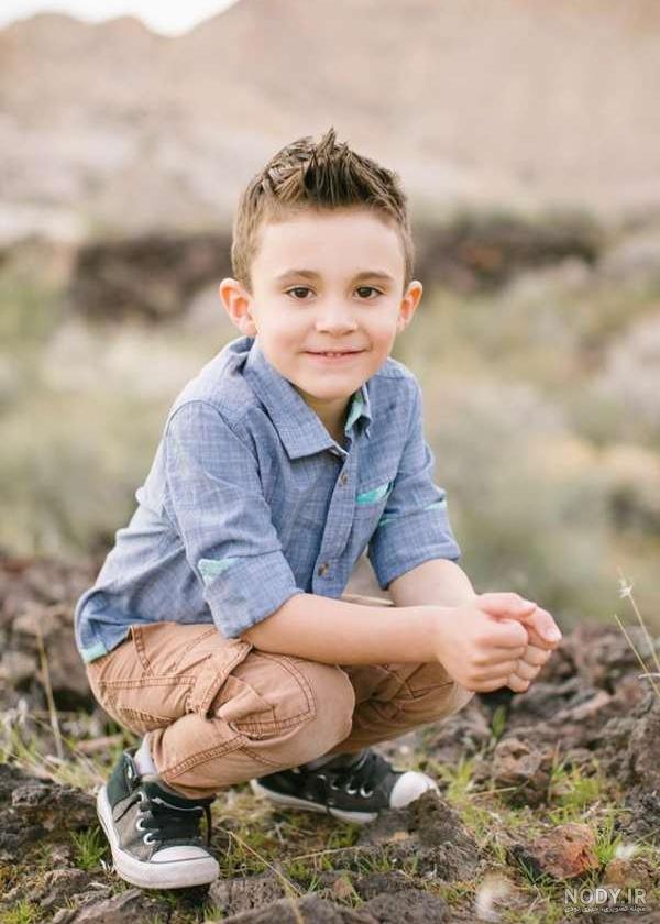  عکس پسر بچه در طبیعت
