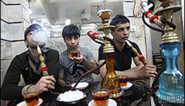 عکس قهوه خانه ای