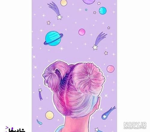 عکس فانتزی بنفش دخترانه عکس فانتزی بنفش دخترانه