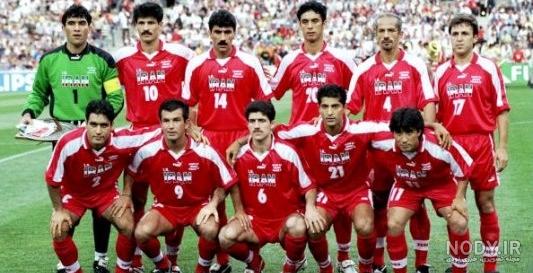 عکس بازیکنان جام جهانی 98 عکس بازیکنان جام جهانی 98