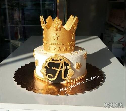کیک تولد دخترانه بزرگسال جدید سه طبقه