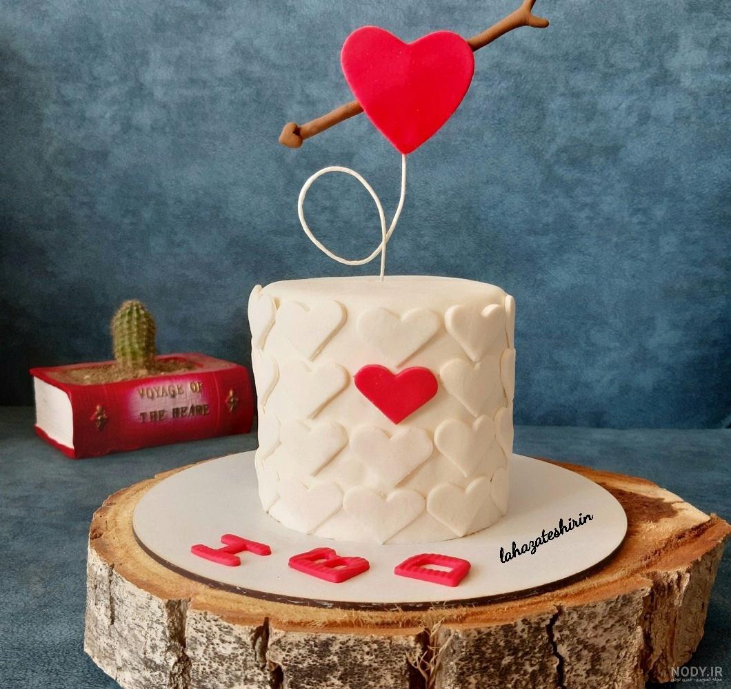 کیک تولد دونفره عاشقانه