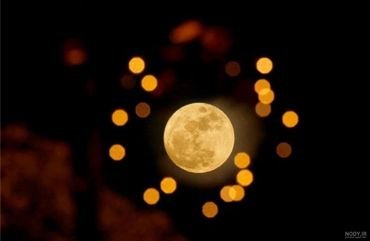 عکس ماه شب 14