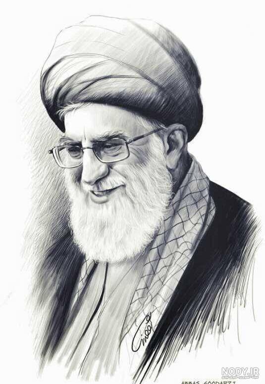عکس خامنه ای با سیگار