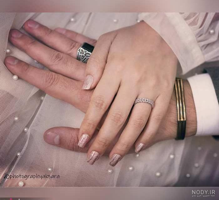 ژست عکس نامزدی با حلقه