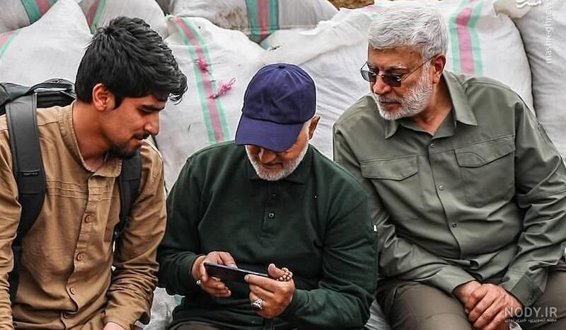عکس سردار حاج قاسم سلیمانی برای کلیپ
