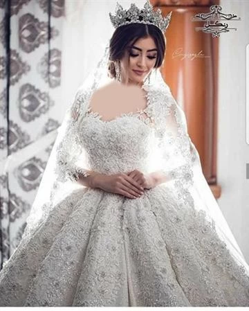 عکس عروس تنها