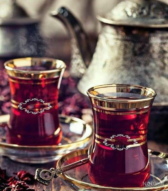 عکس فنجان چای عاشقانه عکس فنجان چای عاشقانه