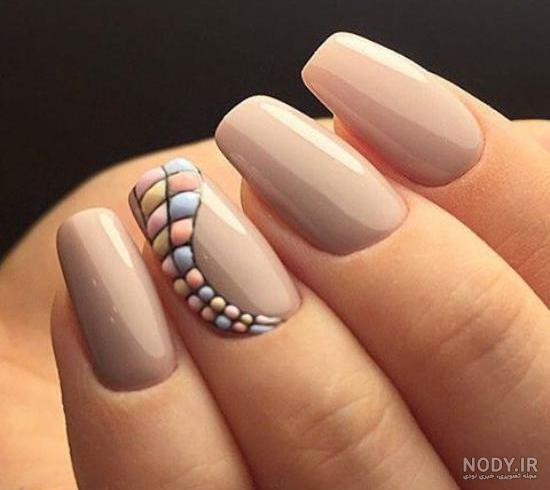 عکس های طراحی ناخن اسپرت