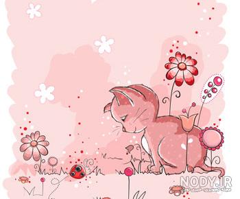 عکس گربه برای تصویر زمینه دخترانه