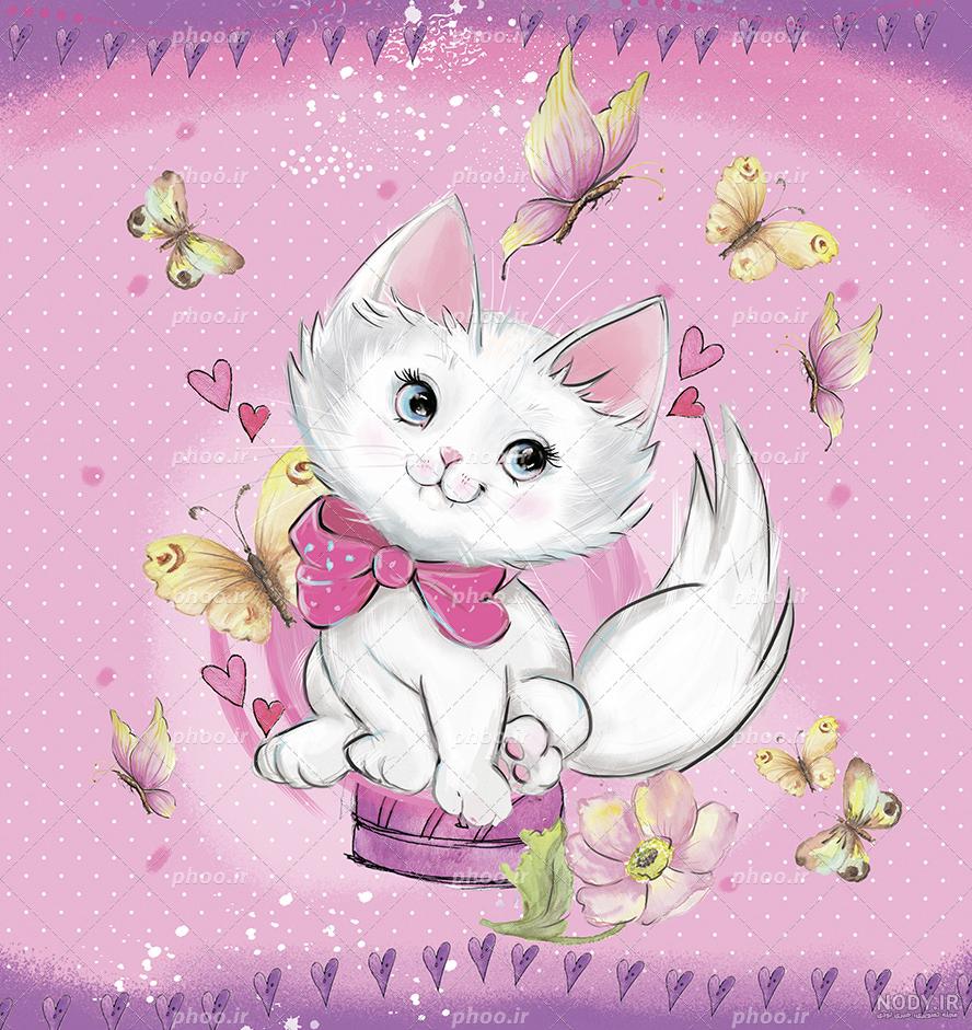 عکس گربه نارنجی
