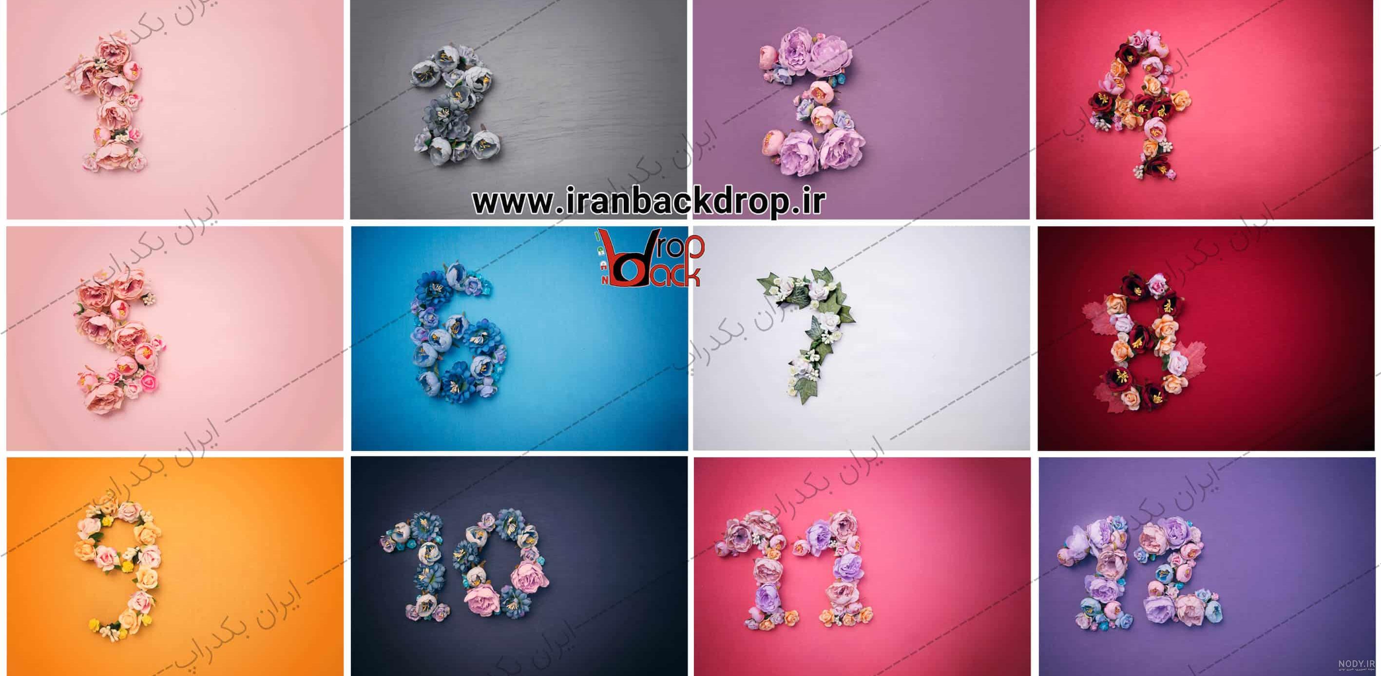 پس زمینه عکس ماهگرد نوزاد