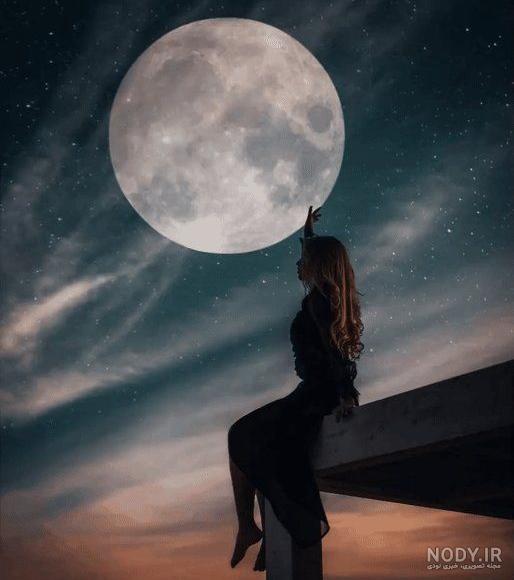 عکس ماه با کیفیت بالا