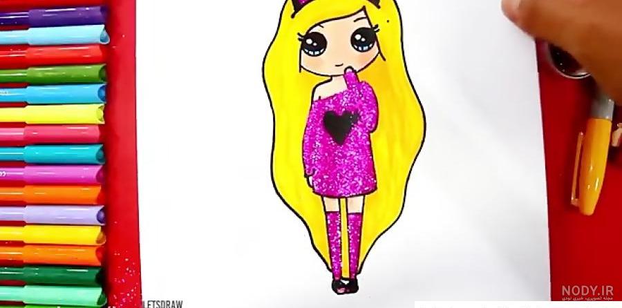 عکس نقاشی دخترانه بچه گانه