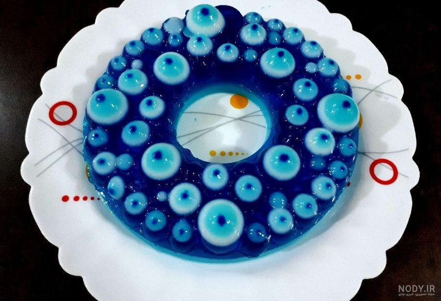 ژله چشم نظر در قالب حبابی ژله چشم نظر در قالب حبابی