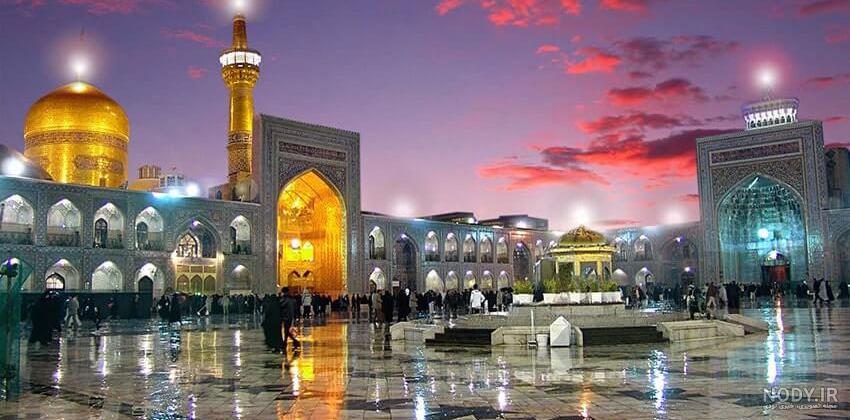 عکس حرم امام رضا از خیابان عکس حرم امام رضا از خیابان