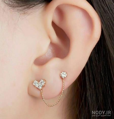 گوشواره حلقه ای برای سوراخ دوم گوش