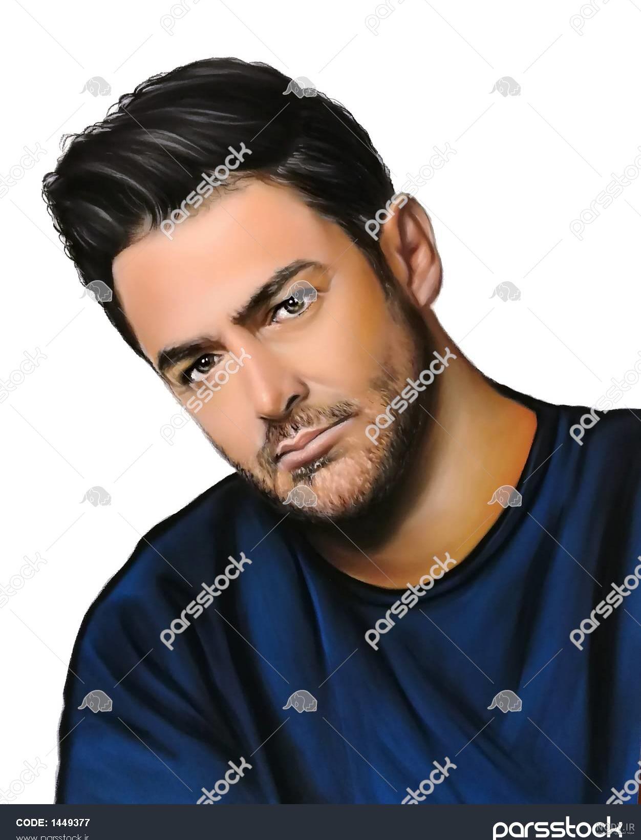 عکس نقاشی محمدرضا گلزار
