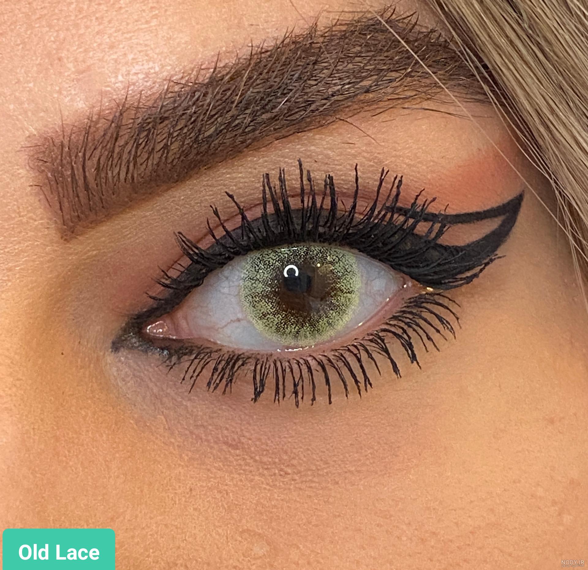 عکس لنز سبز ابی