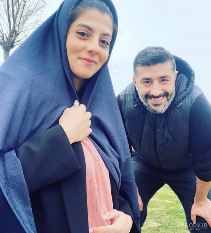 عکس مهسا طهماسبی با همسرش